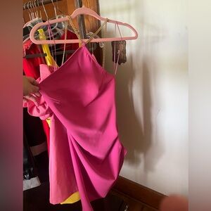 Pink party dress